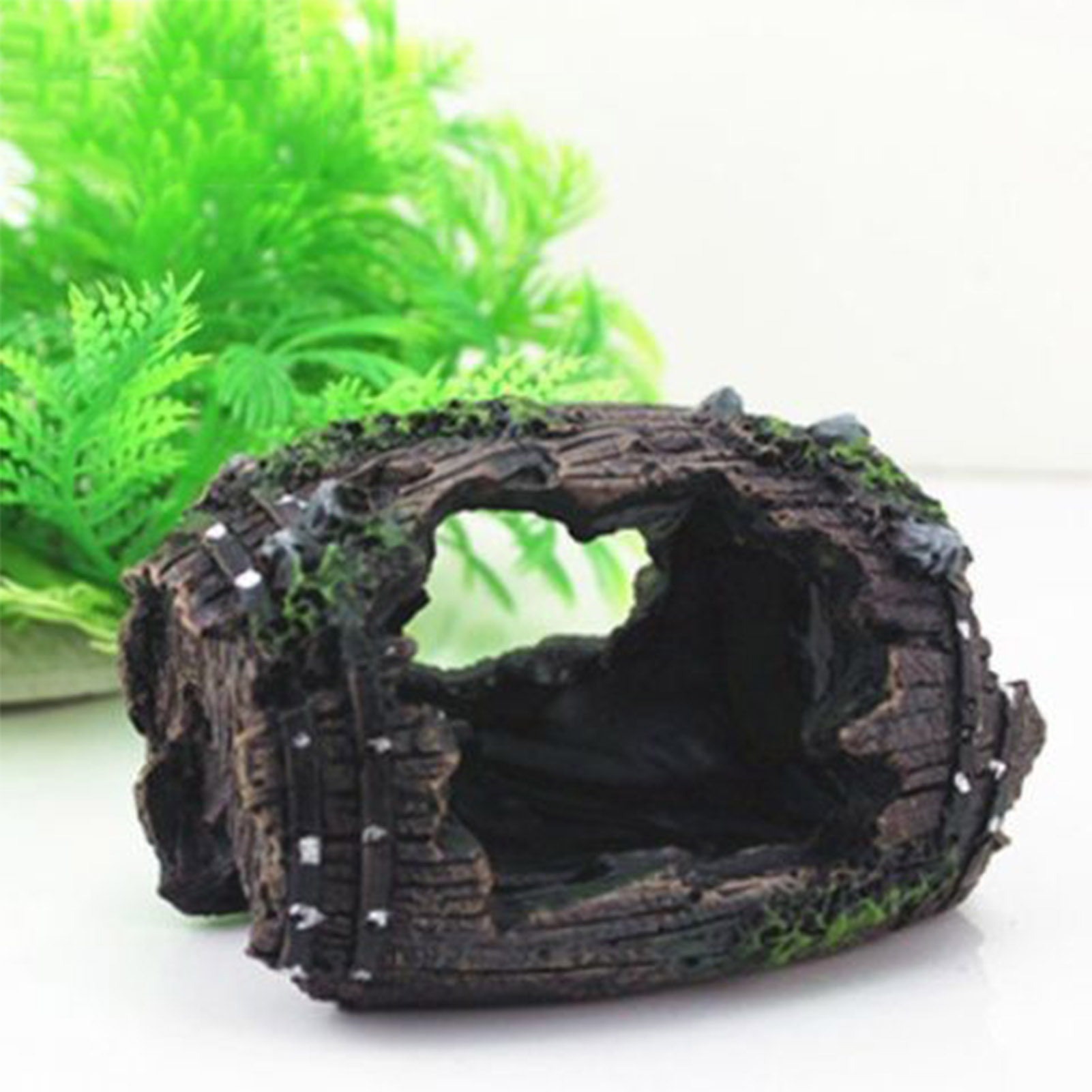 Marine Aquarium For Sale - Aquarium Ornament Hollow Hole Log Tree