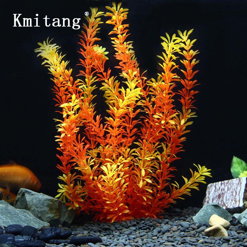 Aquarium Marine Fish - 100cm Tropical Plants Large Artificial Water
