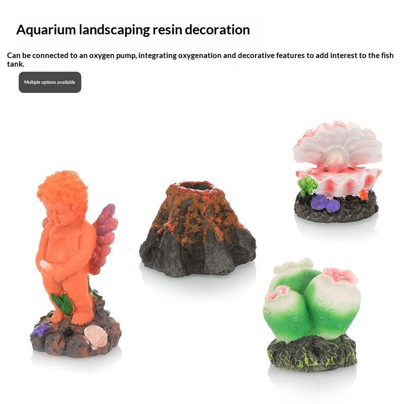 Volcano Shaped Aquarium Bubble - Marine Aquarium For Sale ulasan dan harga