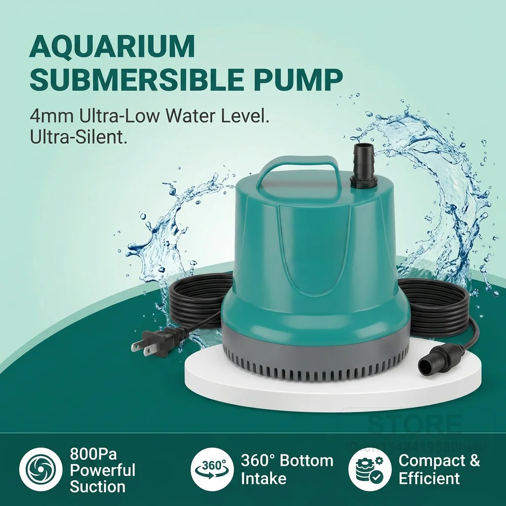 Submersible Aquarium Pump 800P - Marine Aquarium Equipment ulasan dan harga