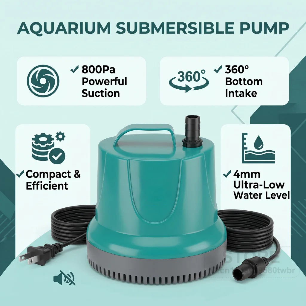 Submersible Aquarium Pump 800P - Marine Aquarium Equipment ulasan dan harga