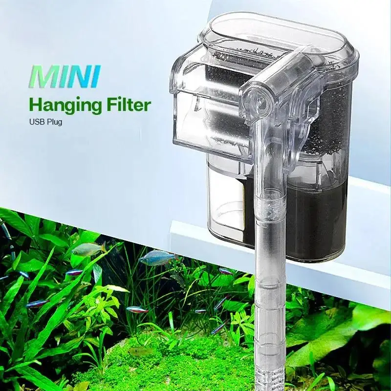 Mini External Waterfall Fish T - Aquarium Marine Filter ulasan dan harga