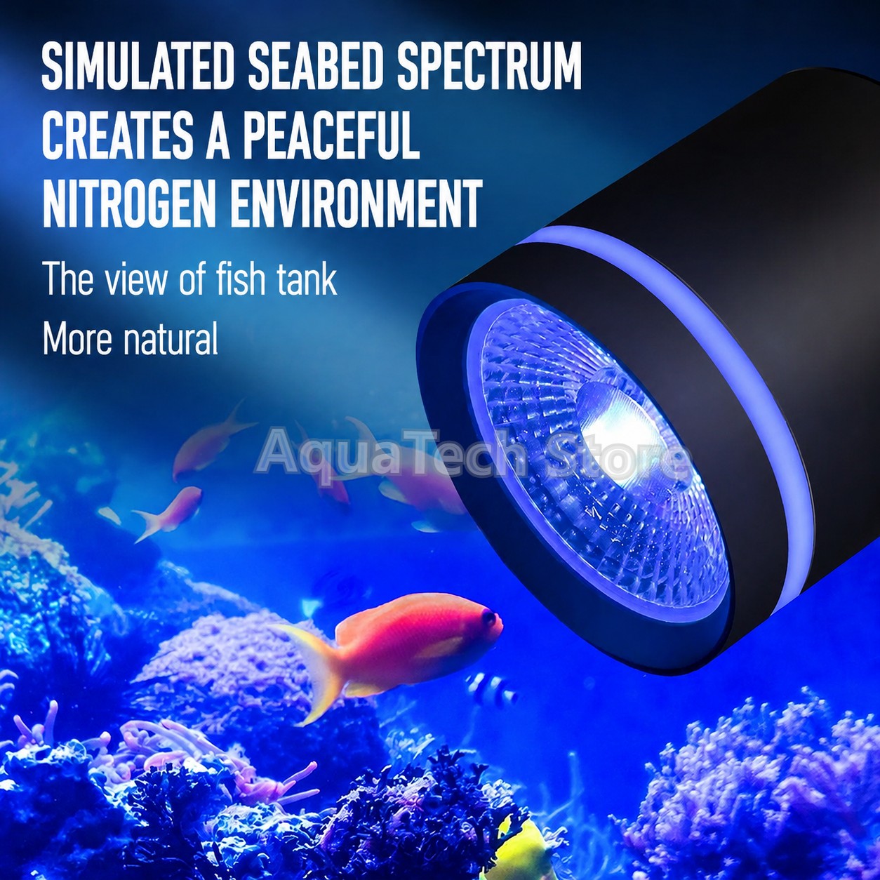 3 Modes COB LED Aquarium Clip  - Aquarium Blue Marine Reef ulasan dan harga