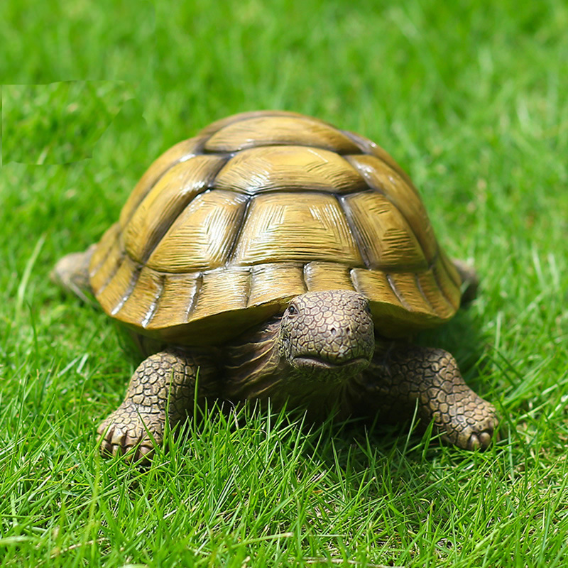 Cute Decorative Turtle Resin T - Aquarium Marine Fish ulasan dan harga