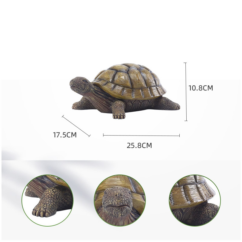 Cute Decorative Turtle Resin T - Aquarium Marine Fish ulasan dan harga